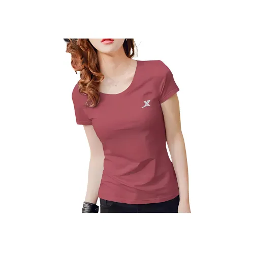 XTEP Flying Saucer Red Женские T Рубашки