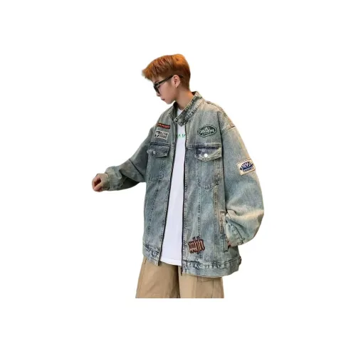 CHEER ZONE Синий Унисекс Джинсовые куртки