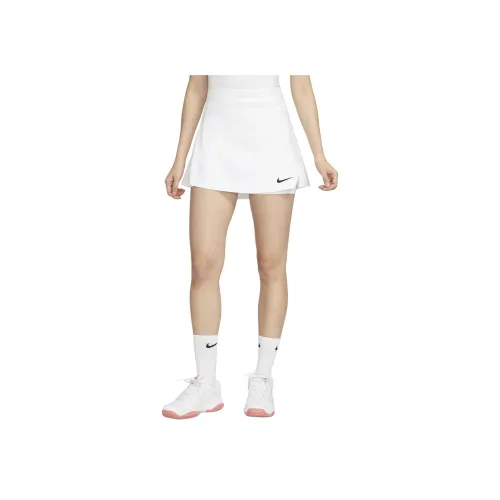 NIKE Белые Женские Повседневные Короткие Юбки