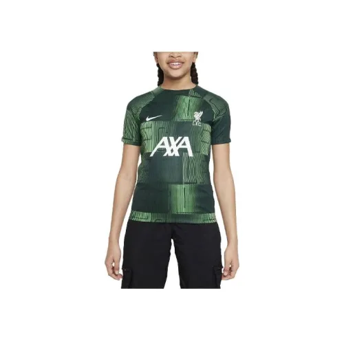 NIKE Dri Fit Occupational Зеленый Детские Футболки