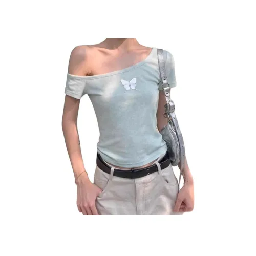 YICHEN Зеленые Женские Футболки