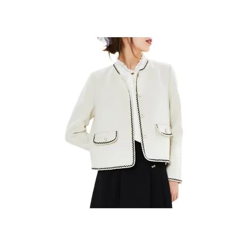 D.SIGN Cropped Coat Women's Winter White