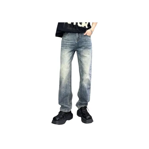 WEINIU Синий Мужской Джинсы
