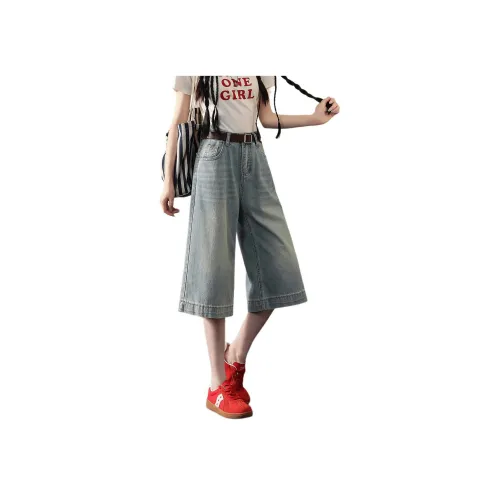 FAWENXIANGZI Синие Женские Джинсы