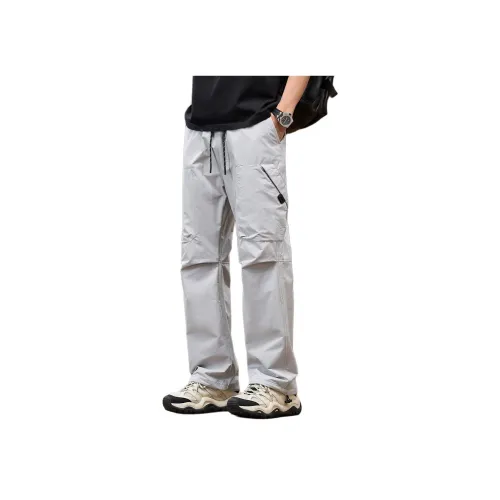 BALENO Gray Men's Casual Pants BALENO Серый Мужские Повседневные Брюки