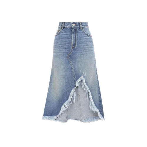 Chloé Синие Женские Джинсовые Длинные Юбки