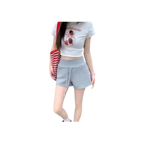 RDRE Серые Женские Повседневные Шорты