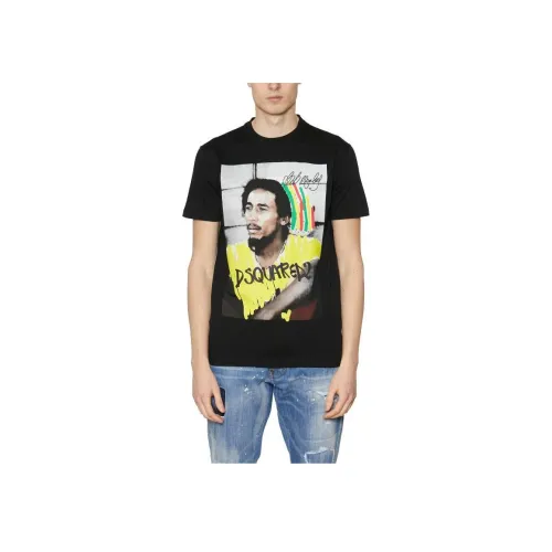 DSQUARED 2 SS23 T-Shirt Мужской Черный