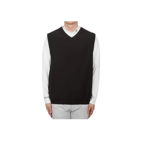 Malbon Golf Топ без рукавов Мужской Черный