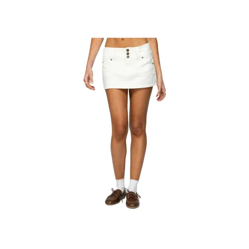 Edikted Mckinley Denim Mini Skirt Casual Short Skirts Women's