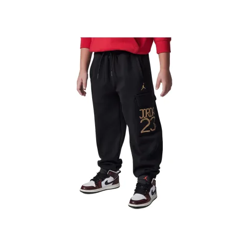 Джордан Брюки Черный Children Возраст 3-7 лет