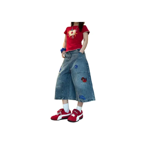 YEARNED Винтажные синие женские джинсовые шорты