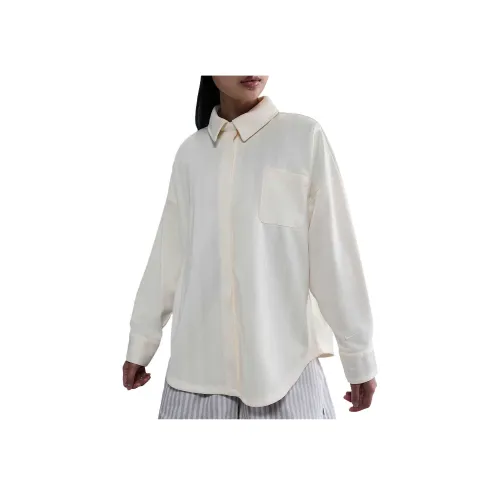 NIKE Swoosh Свет Сливочный Женские Рубашки