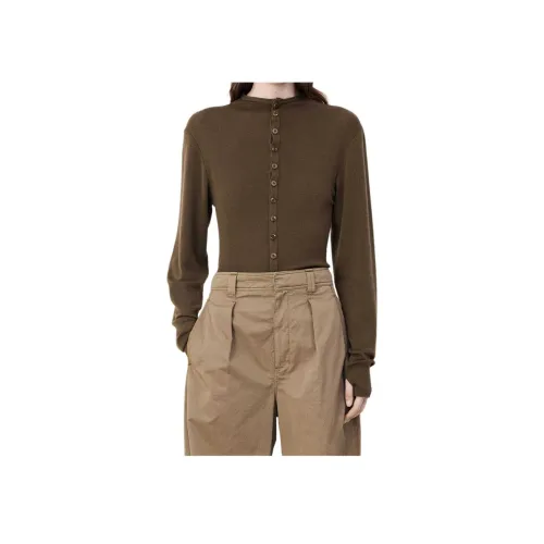 Lemaire FW24 Свитер Женский Гаванский Коричневый