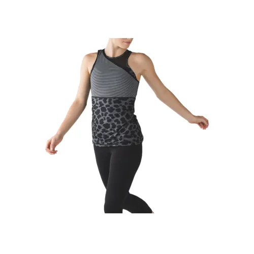 lululemon Майка Женская Черная Серый