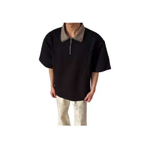 COMOWA Черная унисекс футболка