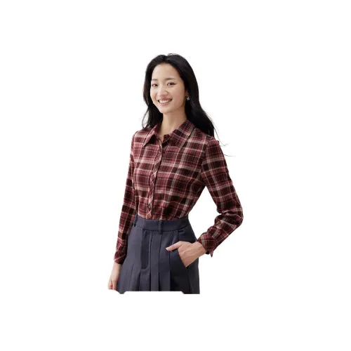 XIRAN Анкора Красный Женские Рубашки