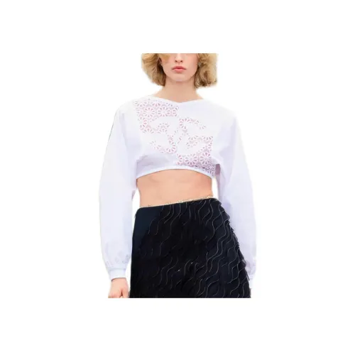 CHANEL SS25 КРОП ТОП Женский Белый