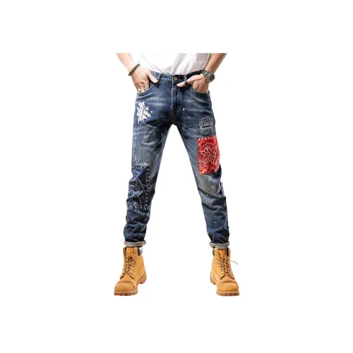 MAREA VESUVIO Винтажный синий Мужские Джинсы