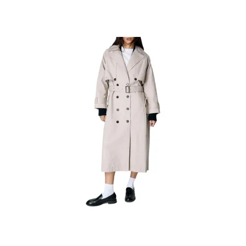 NASTY GAL Petite Tailored Trenchcoat Trenchcoat Женский Камень