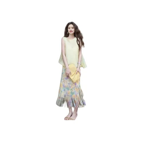 Wbwq Женские Комплекты с юбкой