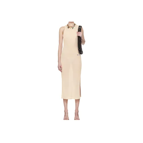 ECKHAUS LATTA Бежевые Женские Платья без рукавов