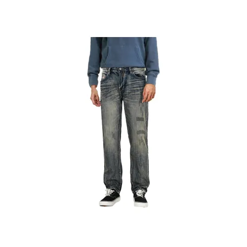 MAREA VESUVIO Синий Мужской Джинсы
