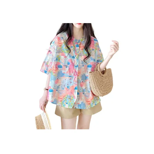 MUCCHIC Цвет изображения Женские Рубашки