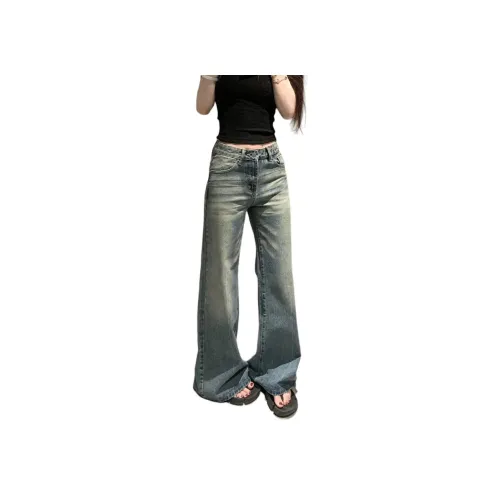 BEAR UNION Винтажные синие женские джинсы