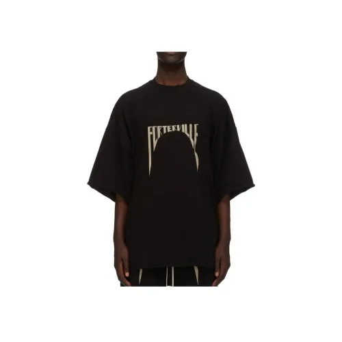 RICK OWENS совместная черная мужская рубашка T
