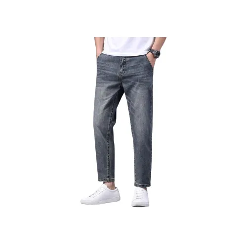 CHENYING Фантастический Выстиранный Синий Мужские Джинсы