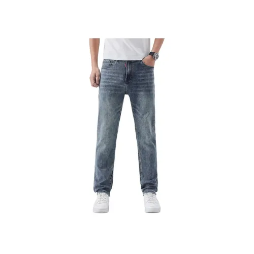 MDGR Голубо-серый Унисекс Джинсы