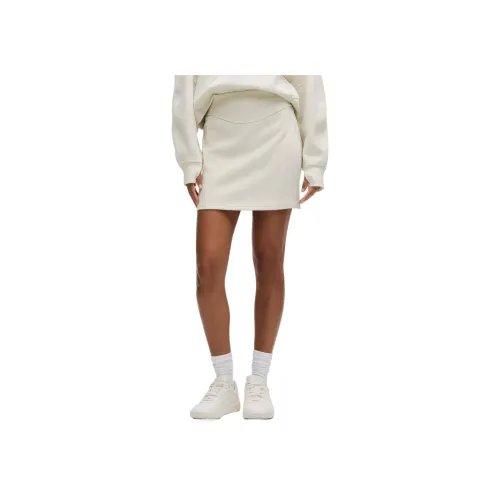 lululemon Scuba Series Хлопковая Смешанная Флисовая Повседневная Юбка Женская