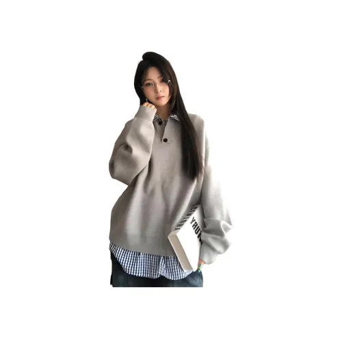 MUCCHIC Серый Женский Свитшот