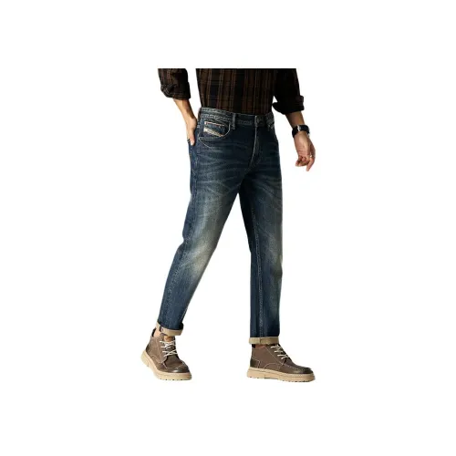 ZENGZHI Джинсы Облегающий крой Прямой крой Унисекс