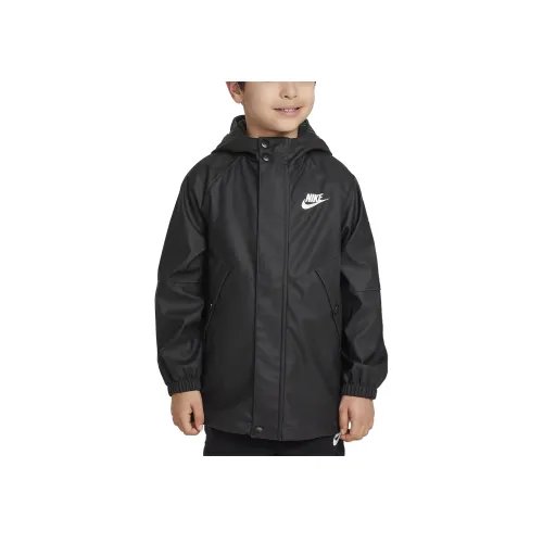 nike Куртки Пальто Черный Дети Возраст 3-7 Лет