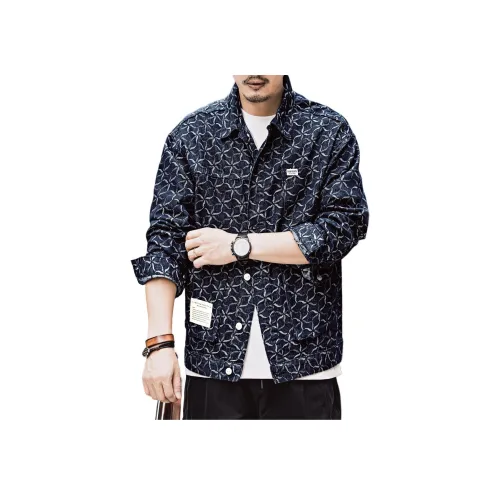 GELANLU Весенние Куртки и Пальто Унисекс Синий