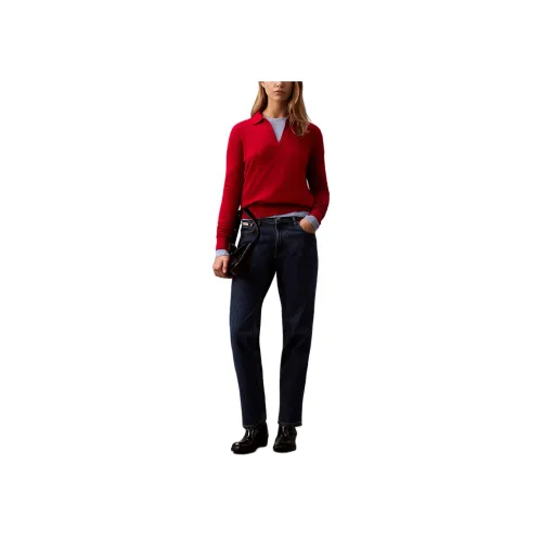 Calvin Klein Алый Женские Свитеры