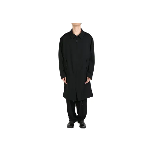 Yohji Yamamoto Pour Homme Черное Мужское Пальто