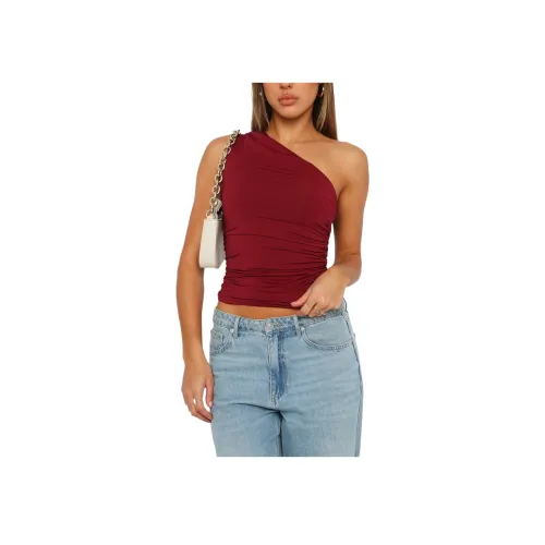 WHITE FOX Фуксия Женские Майки