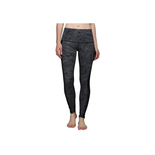 lululemon Wunder Under Спортивные брюки Женские Серый Черный