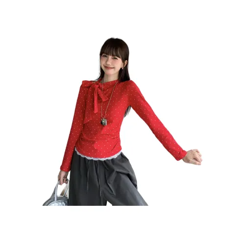 BVODE Красный Унисекс T-рубашки