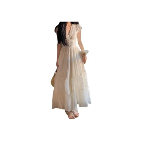 Платье 'Лилит Невеста' Женское Короткое с Длинными Рукавами