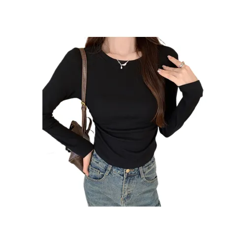 Puppytown T-Shirt Женская Черная