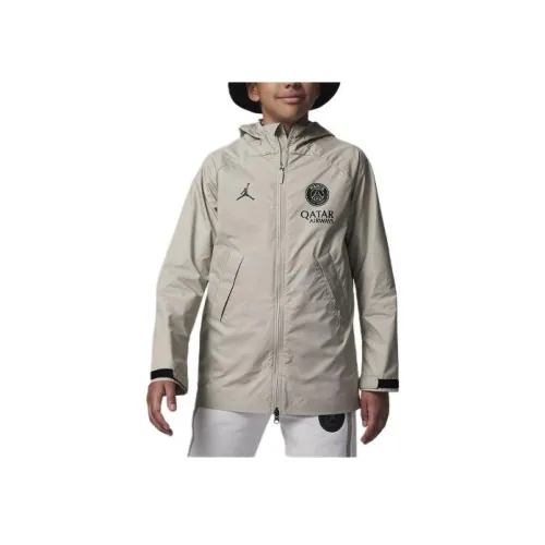 Джордан Куртки Пальто Paris Saint Germain ACADEMY Pro Третий Абрикос Детский