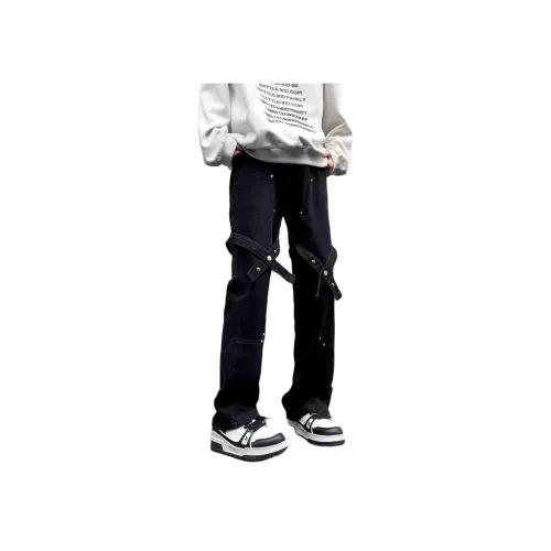 SOCKKEY Черный Унисекс Джинсы