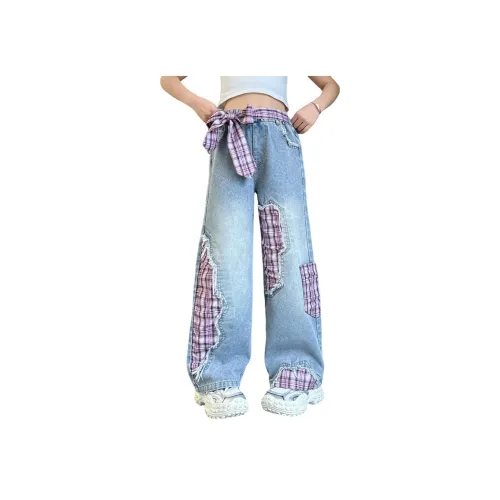 CAMKIDS Джинсовые синие школьные джинсы