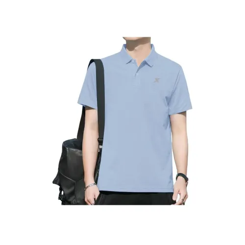 XTEP Aqua Hope Blue Men's Polo