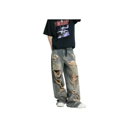 COMOWA Синие Унисекс Джинсы