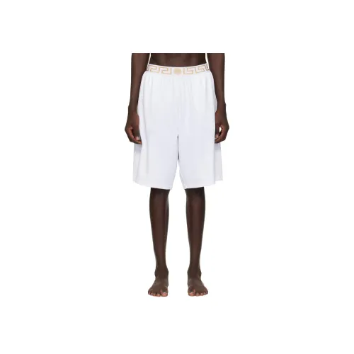 VERSACE Пляжные шорты Мужские Белые